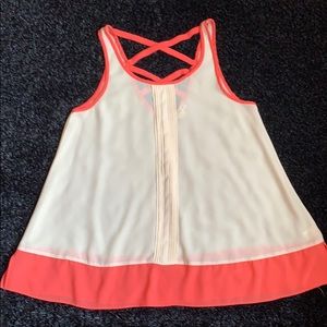 💙 Double Zero Sheer tunic tank top